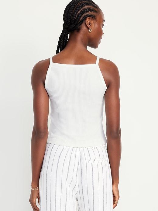 Rib-Knit Cami Tank Top Product Image