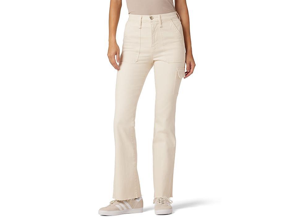 Womens Faye High-Rise Boot-Cut Cargo Pants Product Image