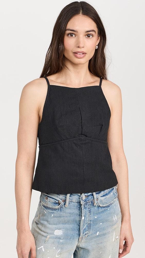 Free People James Linen Top | Shopbop Product Image