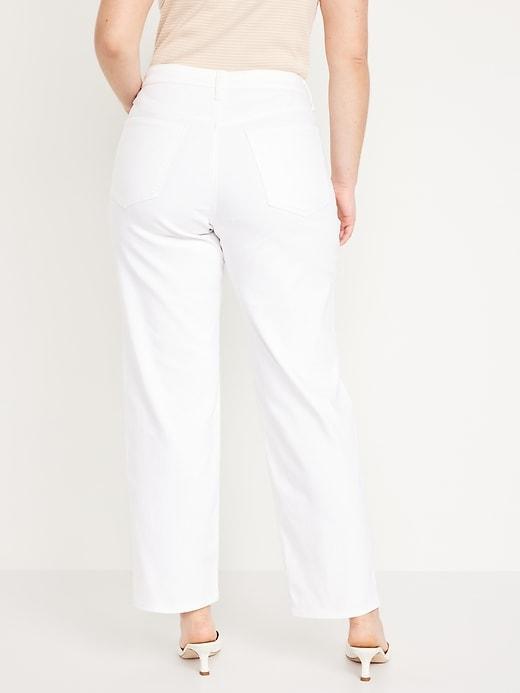 High-Waisted Wow Loose Jeans Product Image