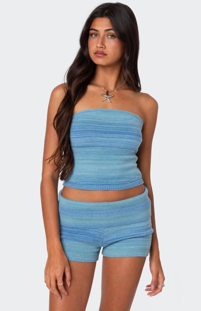 Edikted Women's Daytona Gradient Knit Tube Top Product Image