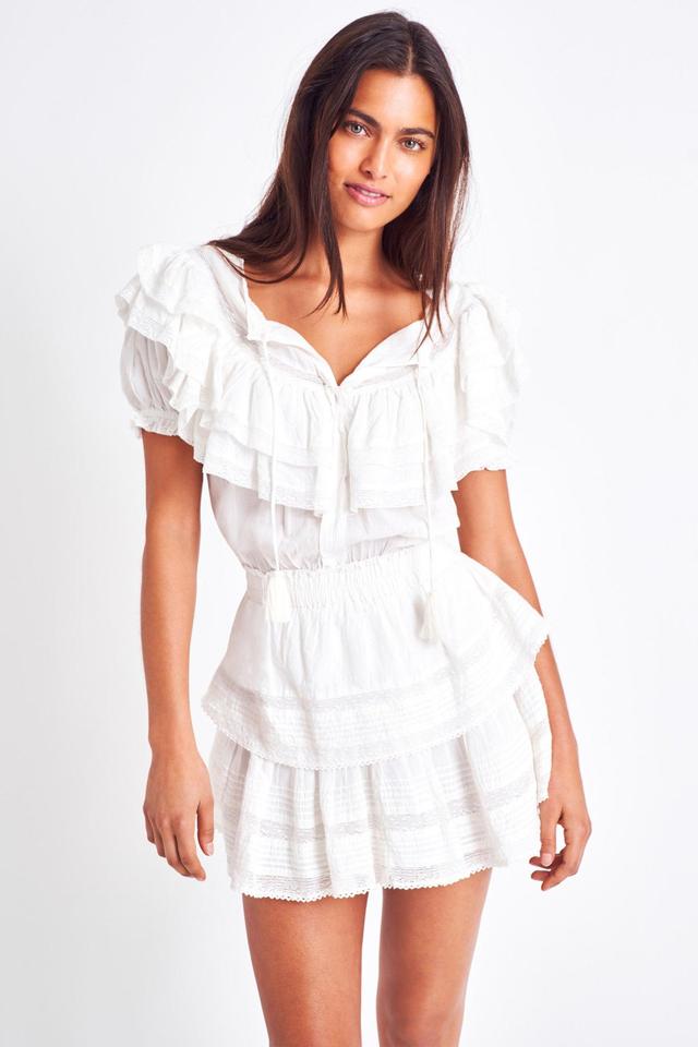 Liv Cotton Ruffled Dress Product Image