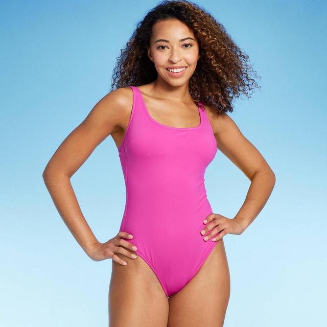 Womens Shaping Square Neck One Piece Swimsuit - Shade & Shore Product Image