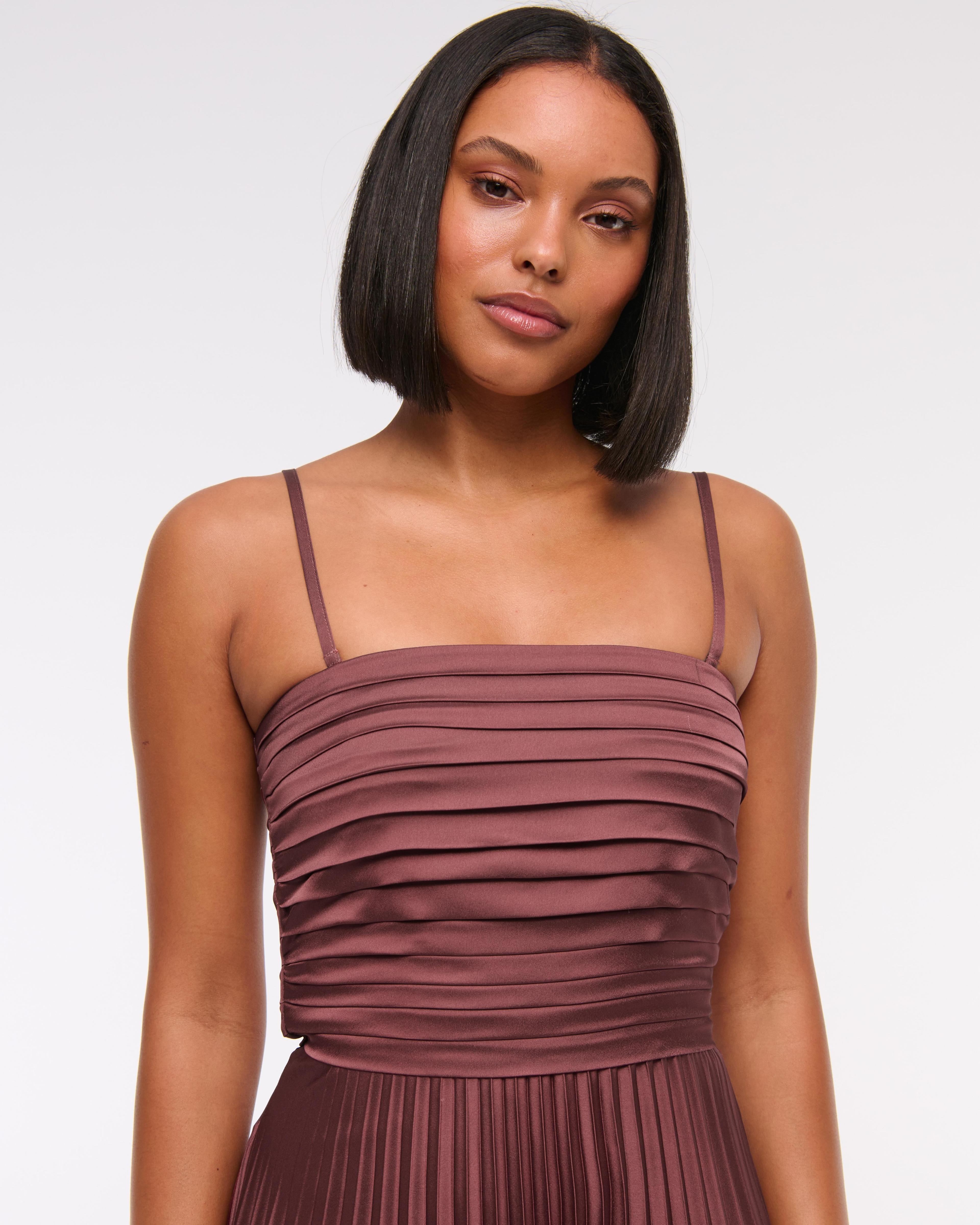 The A&F Giselle Strapless Drama Maxi Dress Product Image