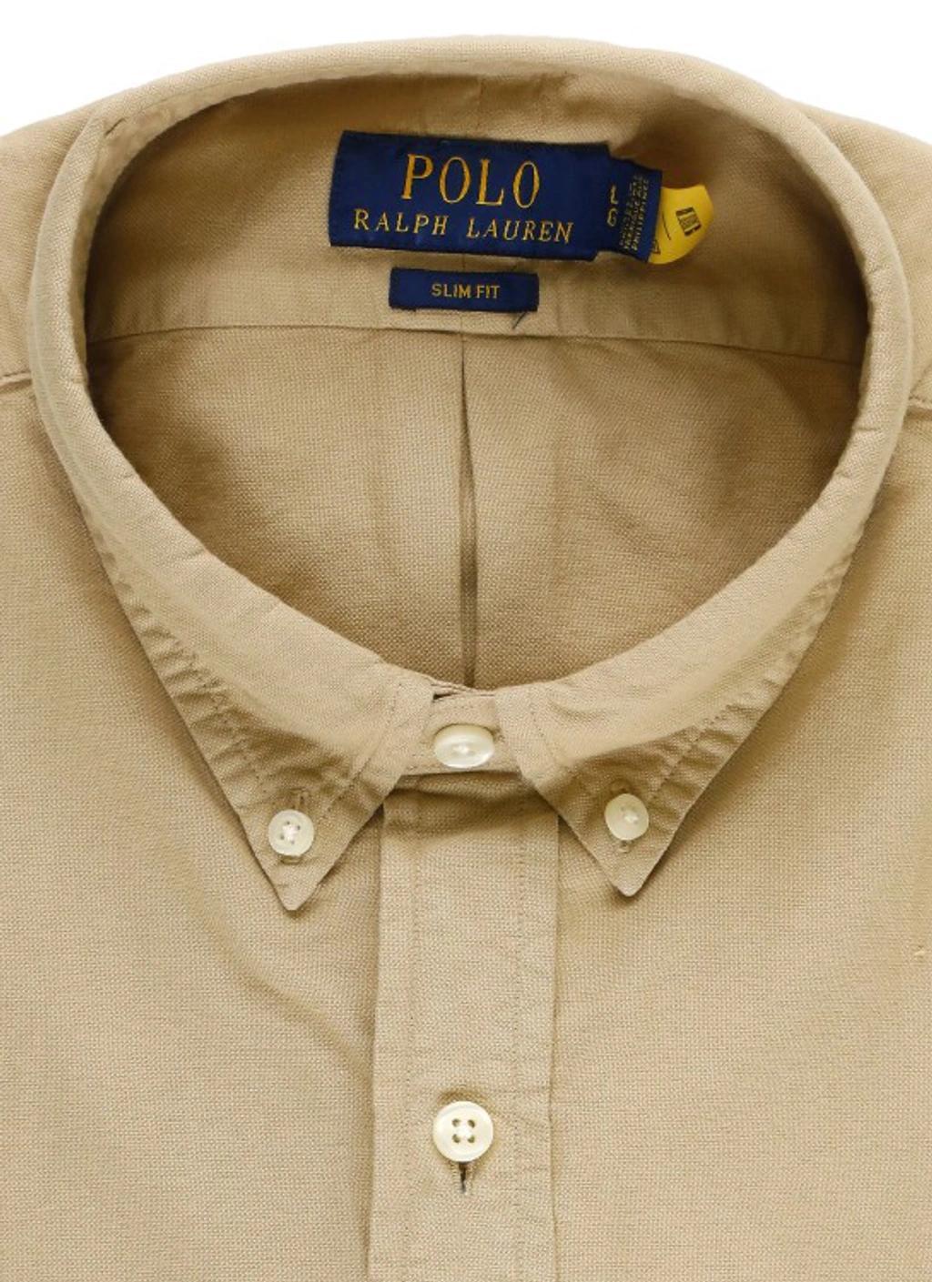 Polo Pony Button-collar Shirt In Brown Product Image