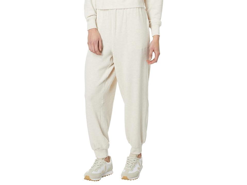 Madewell Brushed Jersey Jogger Pants (Heather Oatmeal) Women's Clothing product image