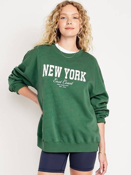 Oversized Tunic Sweatshirt Product Image