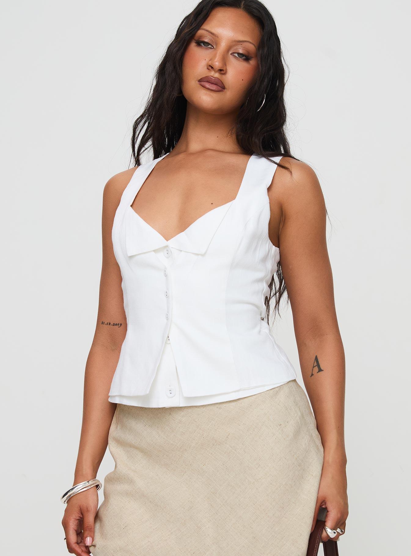 Anabeth Top White Product Image