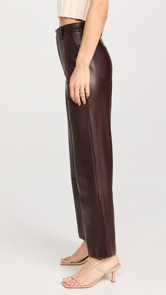 Joe's Jeans The Mia Vegan Leather Crop Trousers | Shopbop Product Image