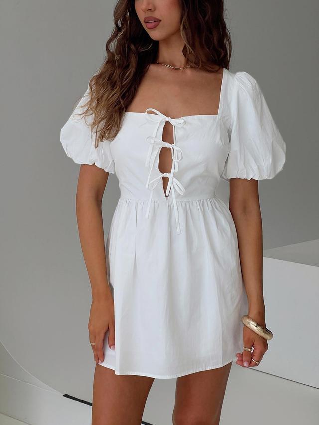 Kreamy Mini Dress White Product Image