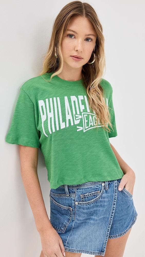 Junk Food Eagles Dual Threat Crop Tee | Shopbop Product Image