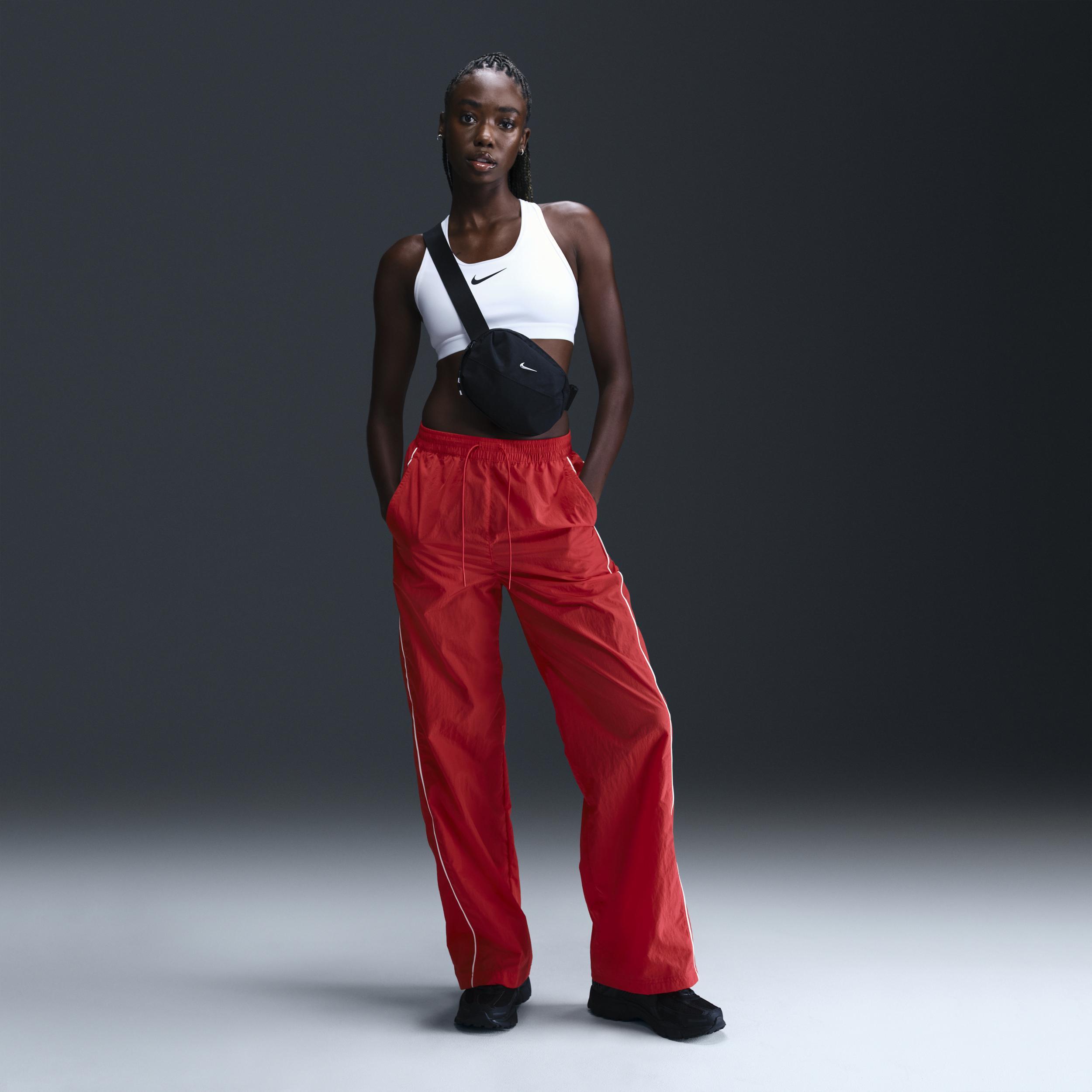 Nike Womens Windrunner High-Waisted Woven Open-Hem Pants Product Image