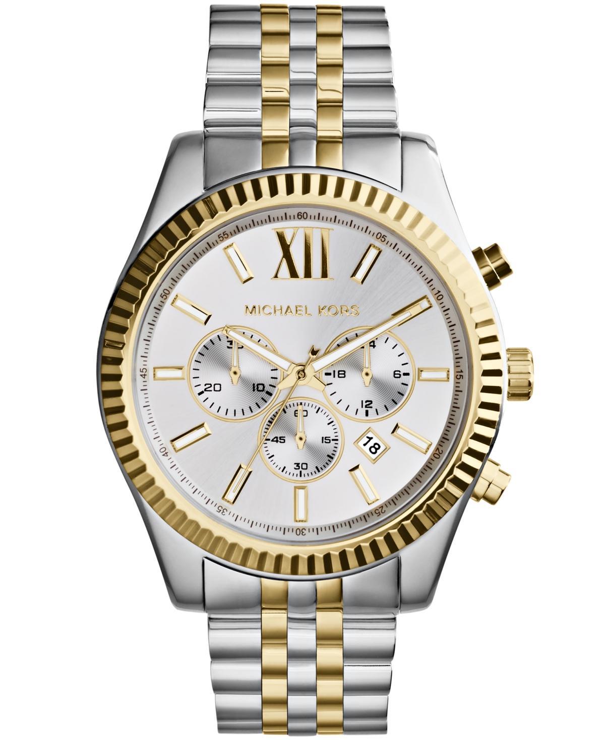 Oversized Pavé Logo -Tone Watch Product Image