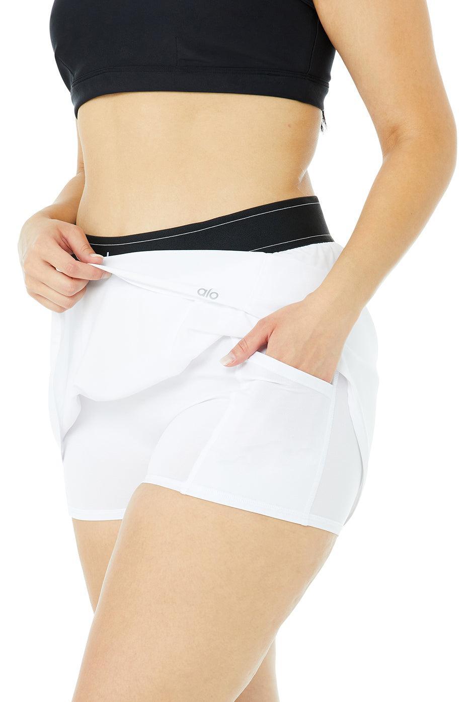 Match Point Tennis Skirt - White Product Image