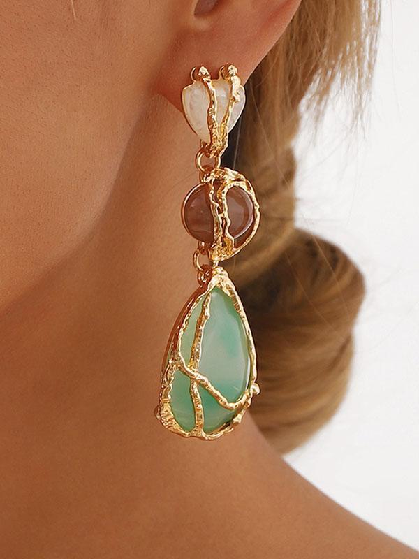 Geometric Drop Earrings Product Image