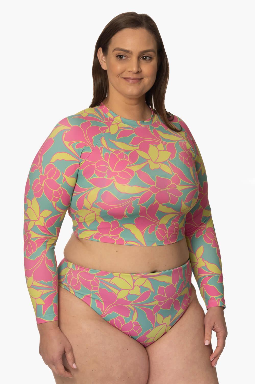 Sale Moana Long Sleeved Crop Rashie Product Image