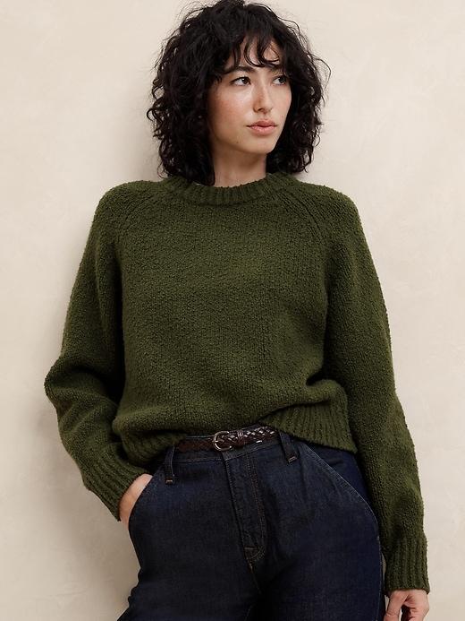 Boucle Pullover Sweater Product Image