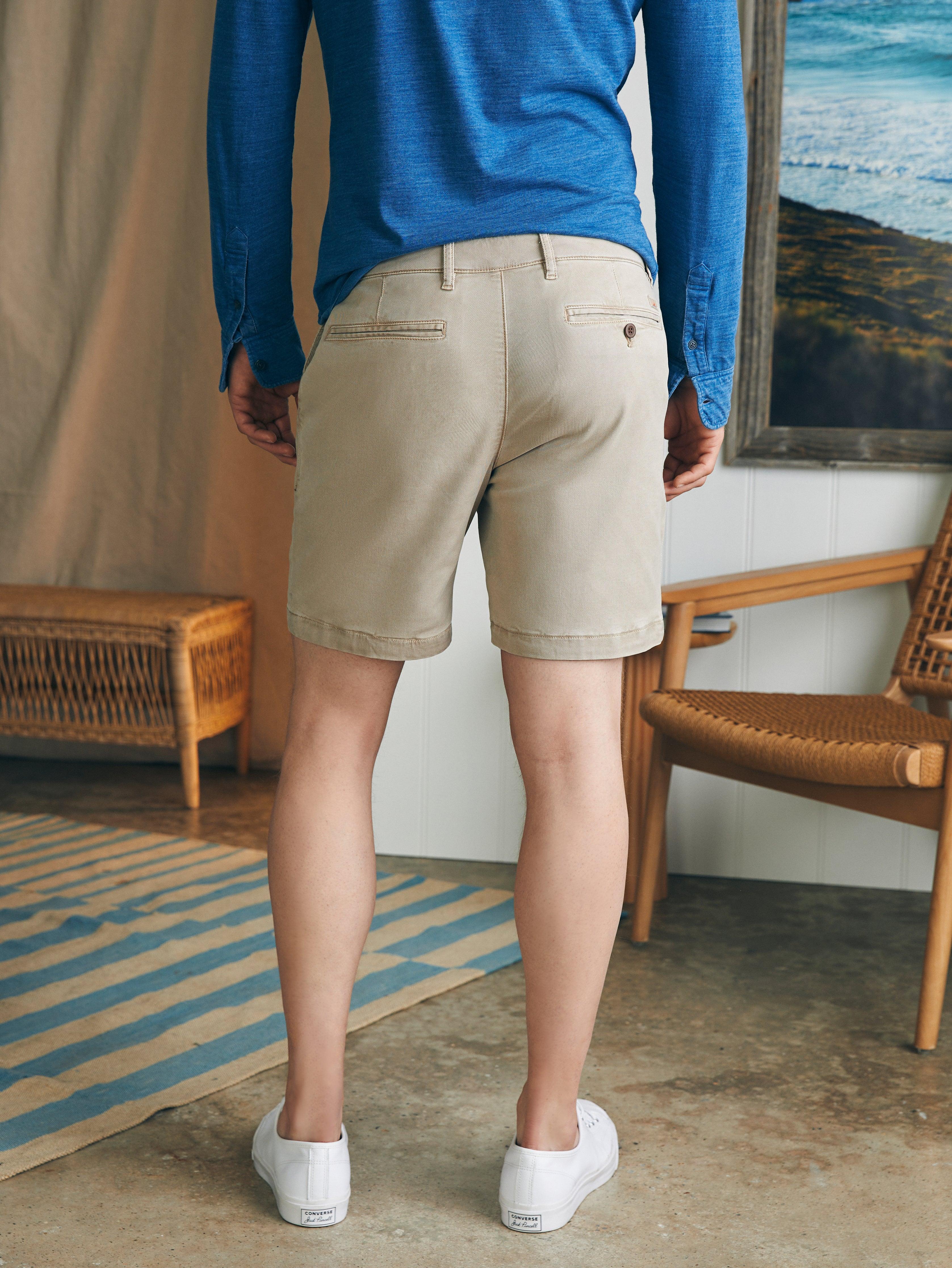 Coastline Stretch Chino Short (8" Inseam) - Utility Khaki Male Product Image