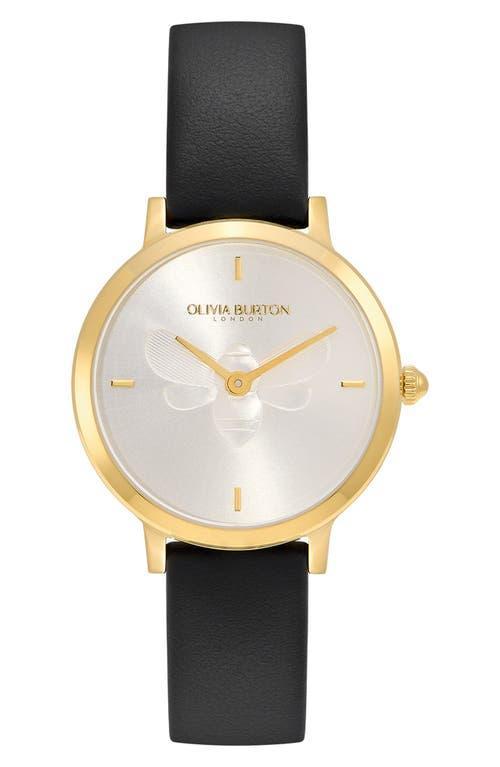 Olivia Burton Ultra Slim Bee Watch, 28mm Product Image