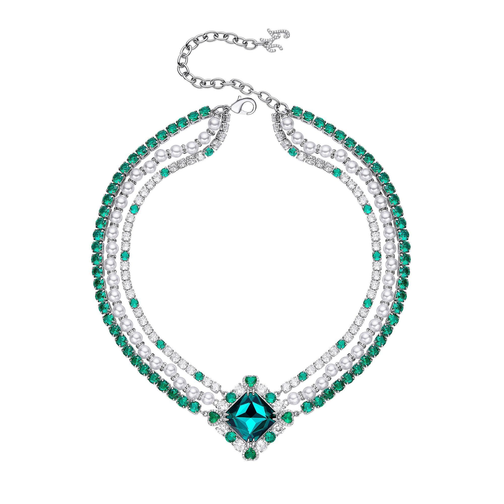 Green Alena Necklace (Final Sale) Product Image