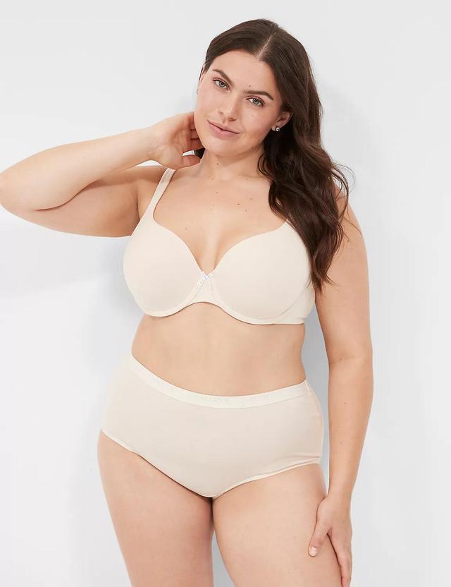 Lane Bryant Cotton Lightly Lined T-Shirt Bra 42B Beige Product Image