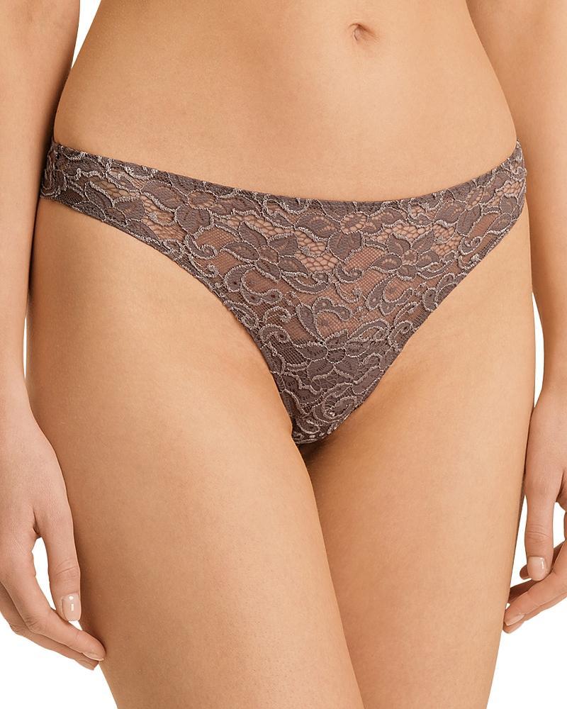 Womens Stretch Lace Thong Product Image