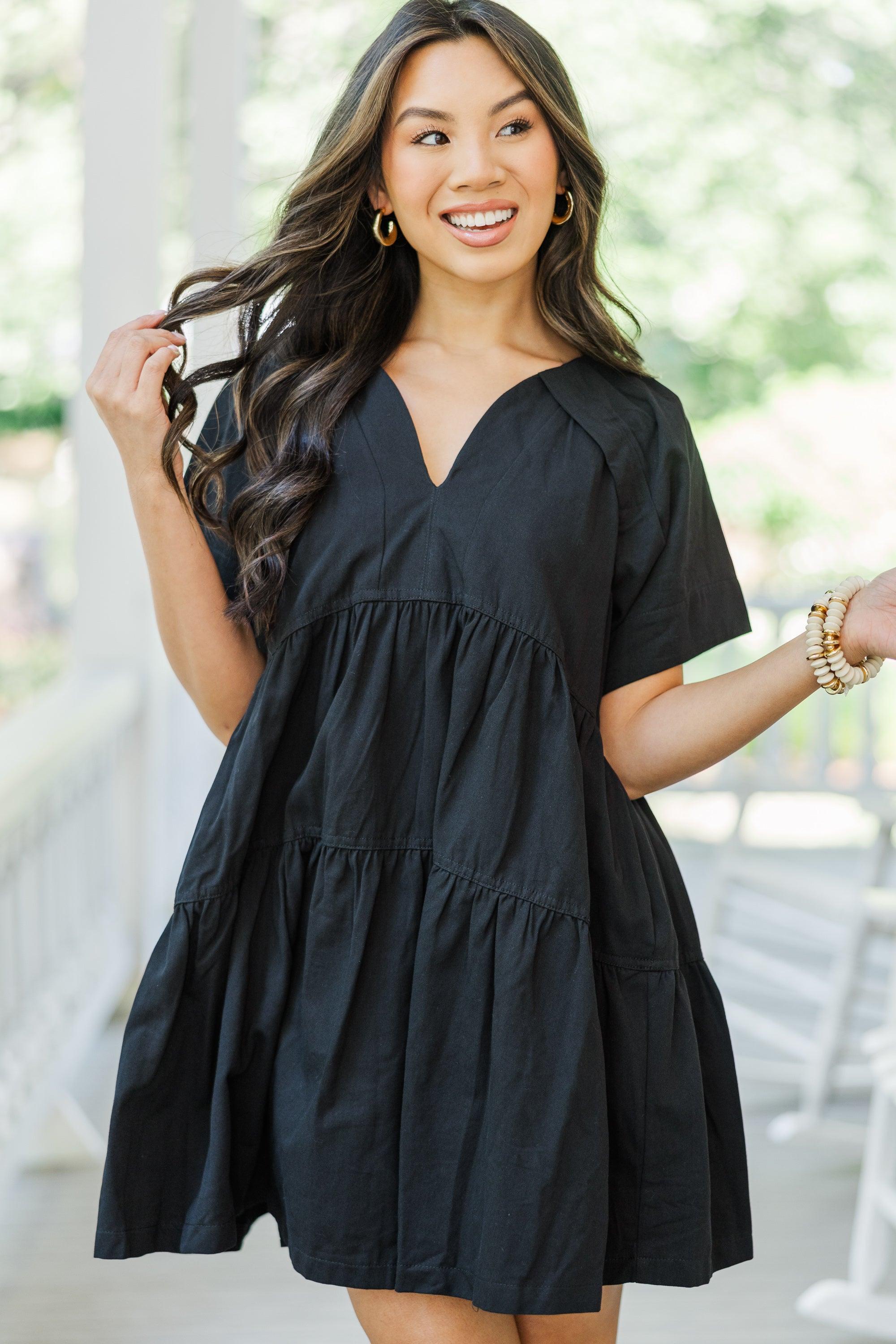 It Could Be You Black Babydoll Dress Female product image