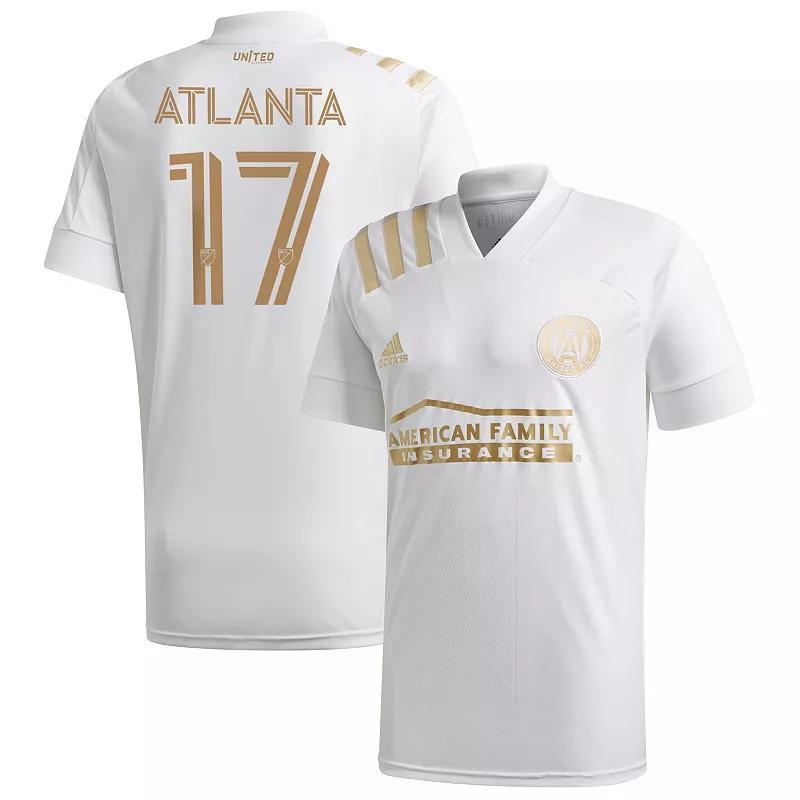 Mens adidas White Atlanta United FC 2020 Kings Replica Jersey Product Image