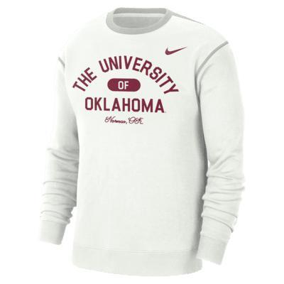 Oklahoma Men's Nike College Crew-Neck Top Product Image