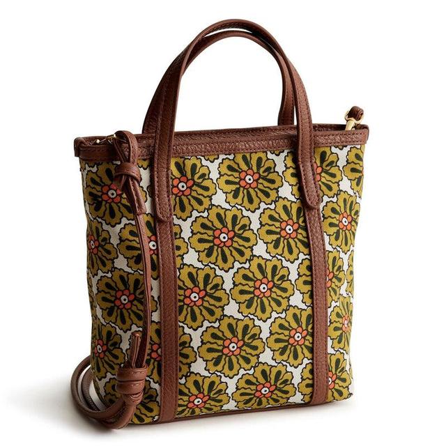 Vera Bradley Mini Original Tote Bag Women in Pinwheels Brown Product Image