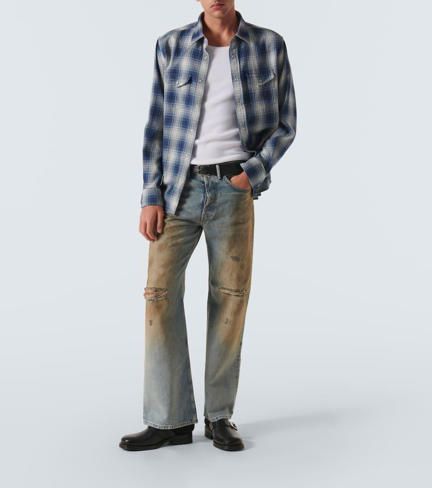 ACNE STUDIOS 2021m Penicillin Jeans In Mid Blue Product Image