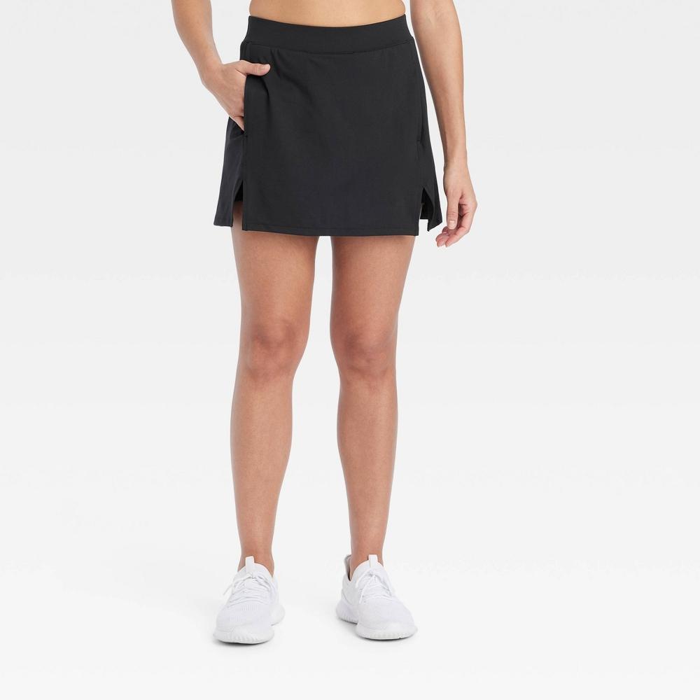 Women's Knit Slit Skort - All In Motion™ Black M Product Image