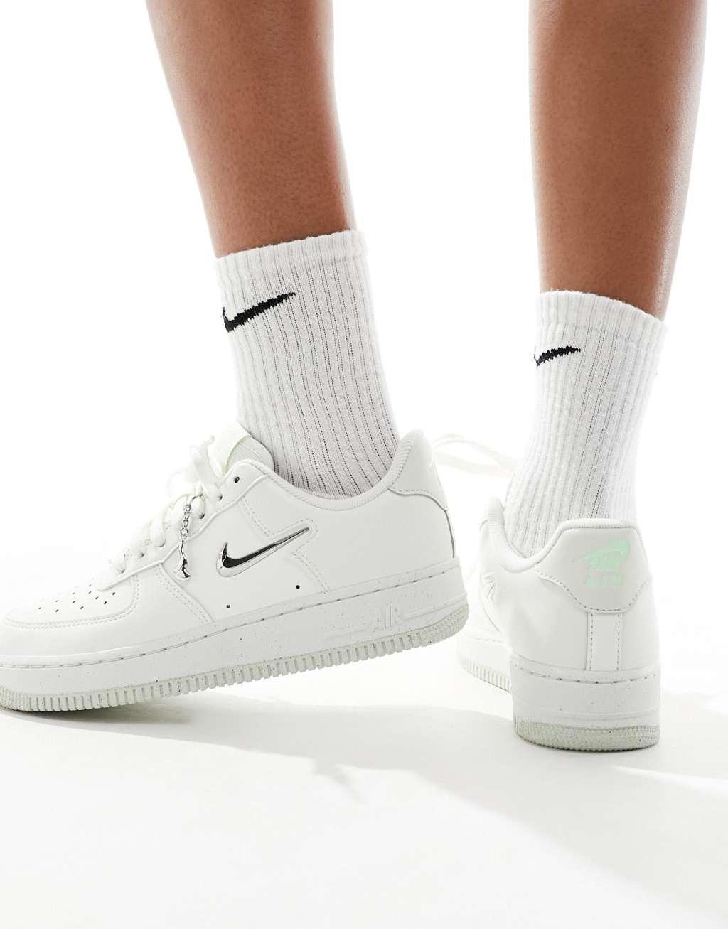 Nike Air Force 1 metallic sneakers Product Image