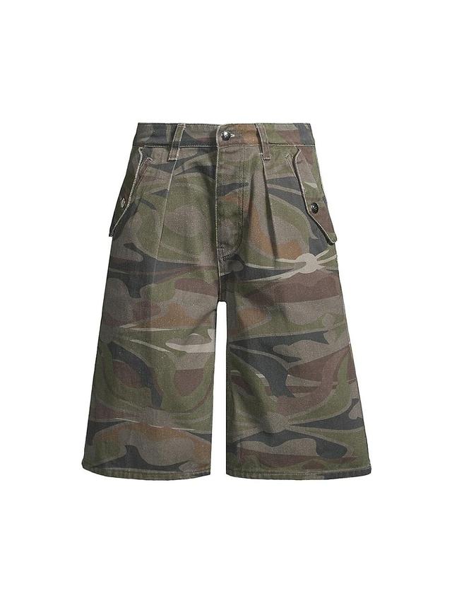 Mens Hybrid Moments Camouflage Work Shorts Product Image