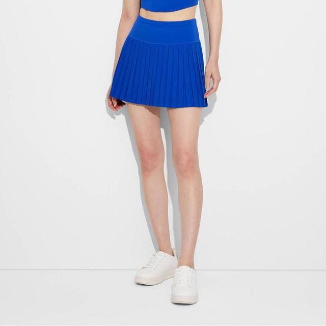 Womens Game Day Pleated Skort - JoyLab Blue XXL Product Image