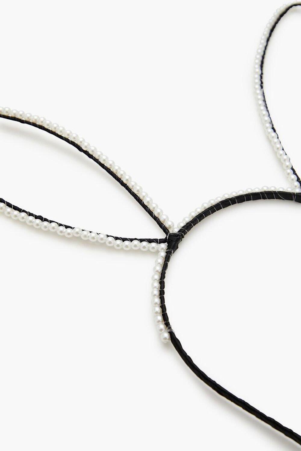 Faux Pearl Rabbit Headband | Forever 21 Product Image