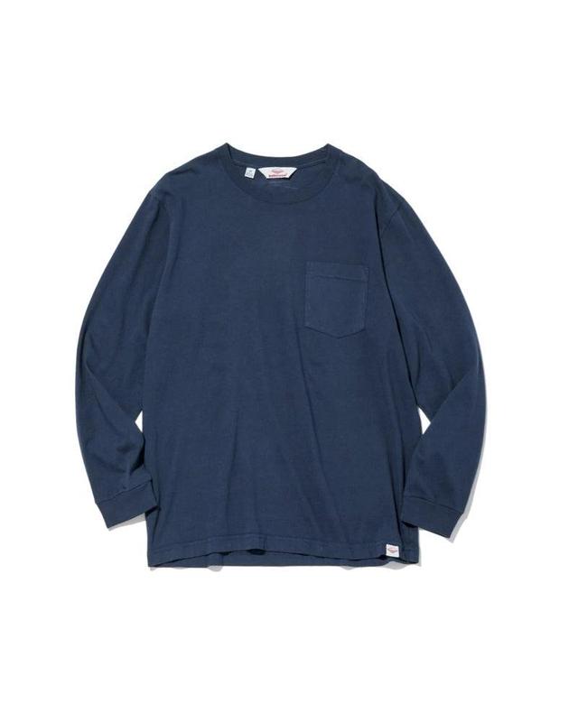 L/S Pocket Tee / Navy Product Image