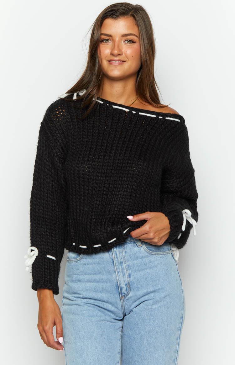 Bea Black Sweater Product Image