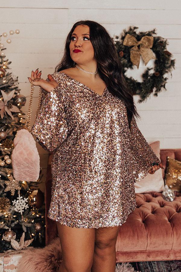 Stunning Days Sequin Dress Curves Product Image