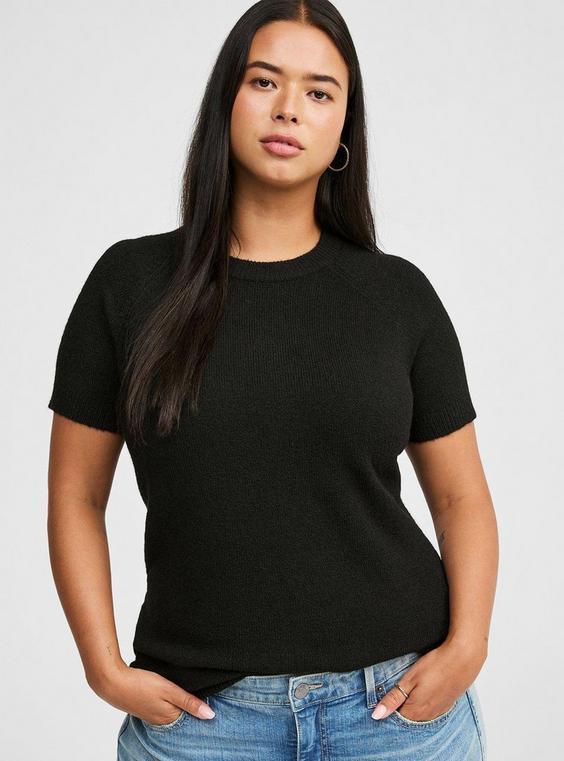 Vegan Cashmere Short Sleeve Pullover product image