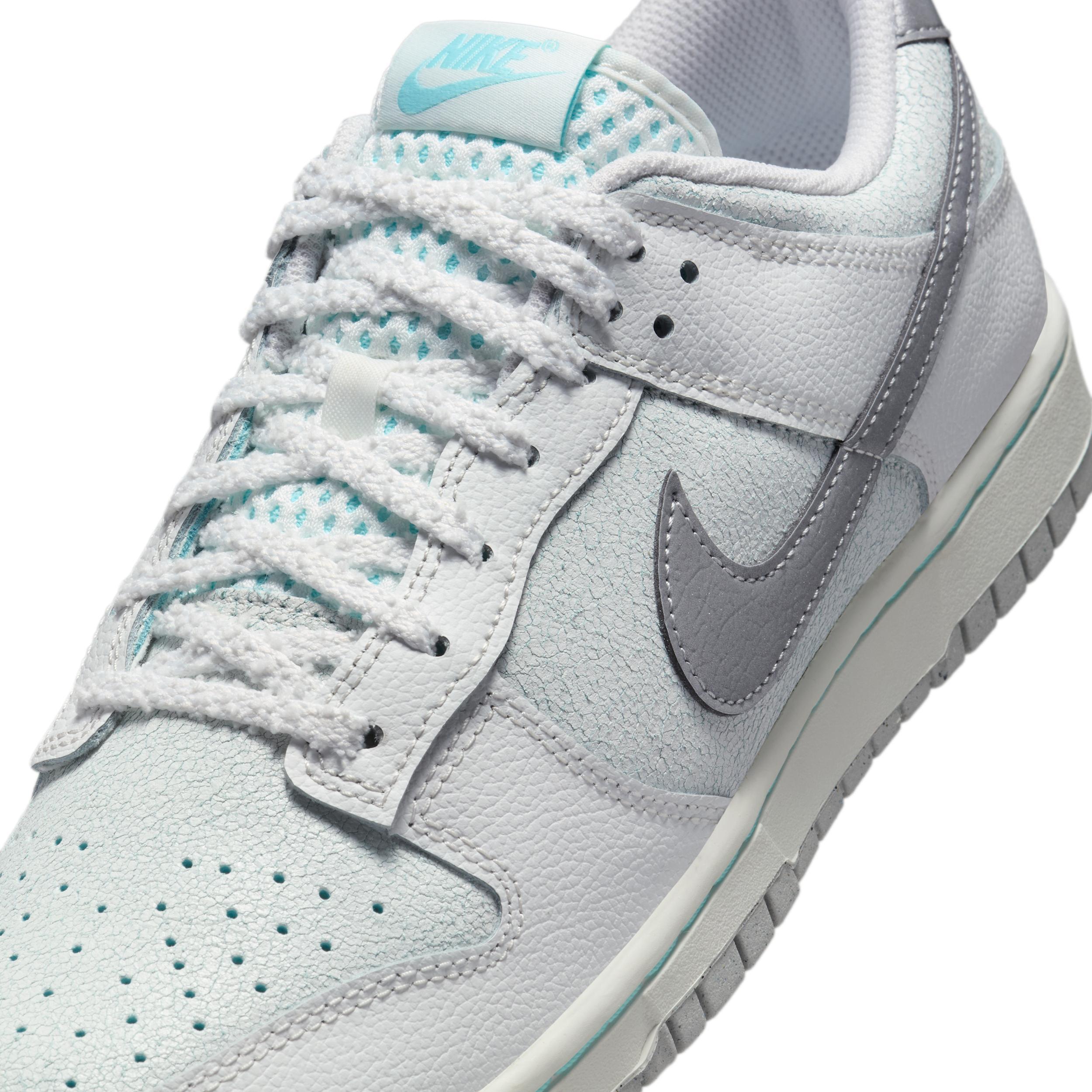 Nike Mens Nike Dunk Low Retro - Mens Shoes White/Grey Product Image