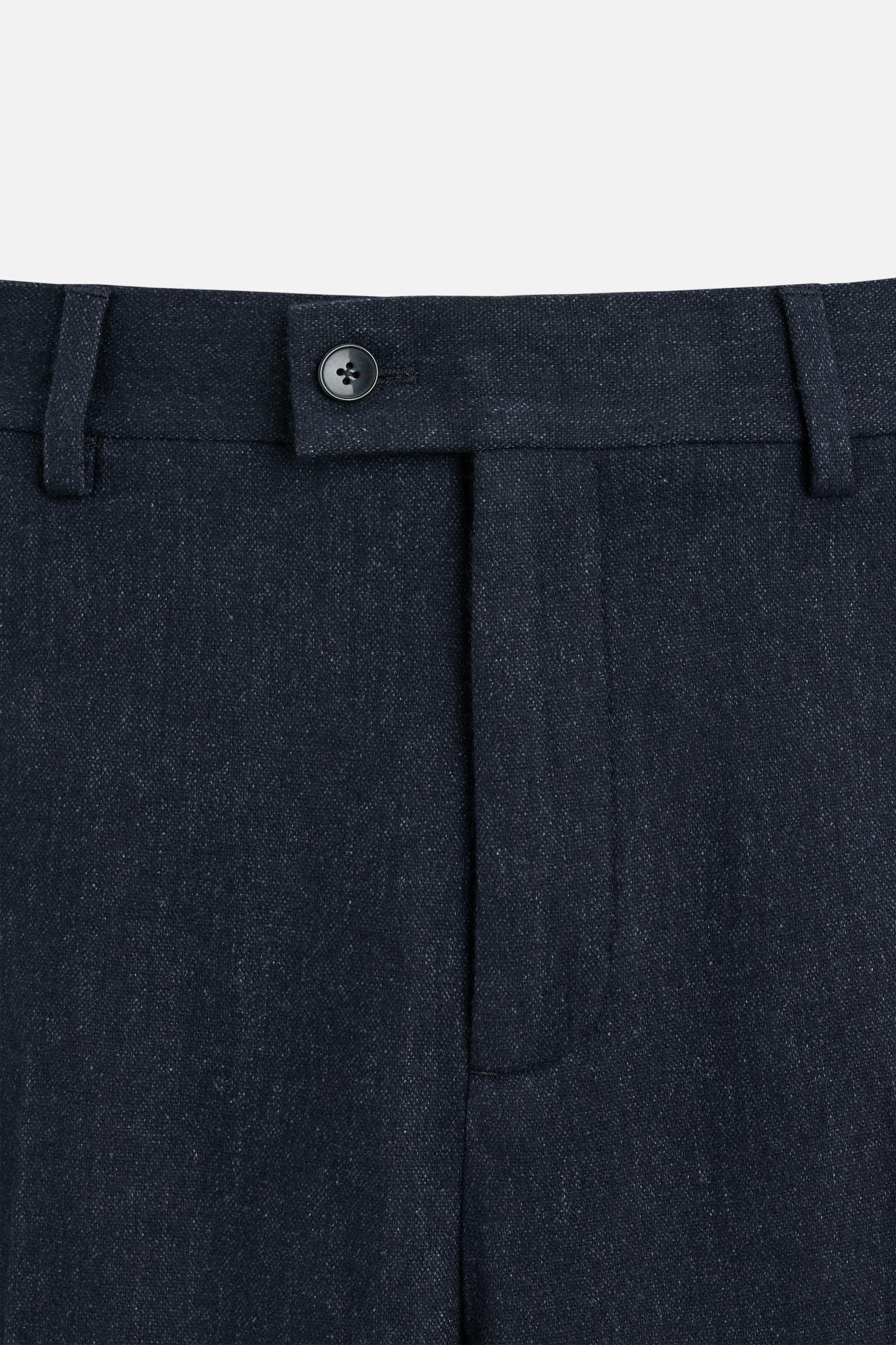 TEXTURED SUIT PANTS Product Image