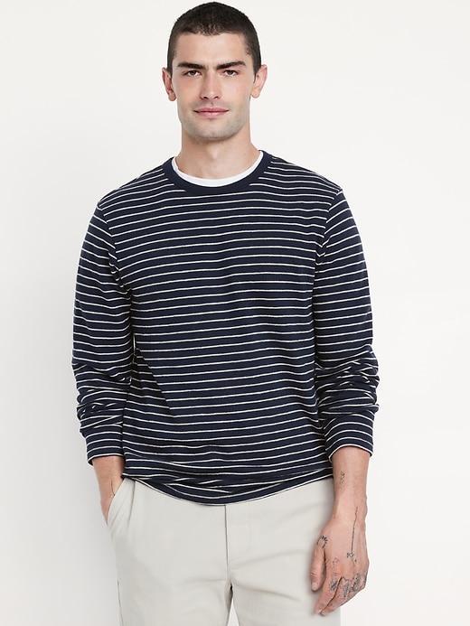 Textured Long-Sleeve T-Shirt Product Image