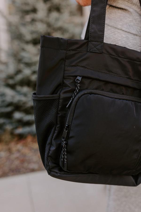 Tomorrow Is A New Day Tote In Black Product Image