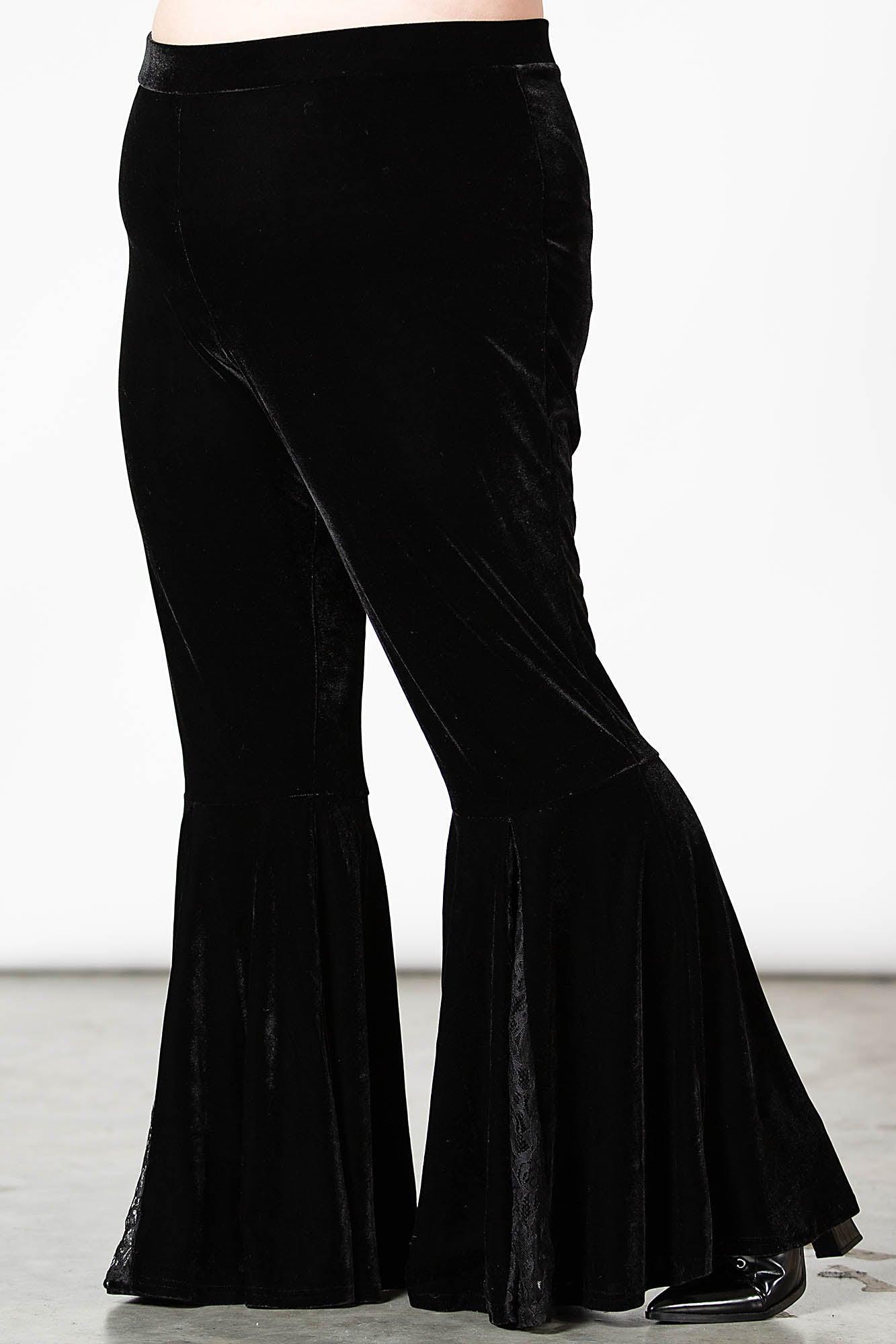 Marisol Velvet Bell Bottoms [PLUS] Female Product Image