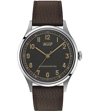 Tissot Heritage 1938 Leather Strap Watch, 39mm Product Image