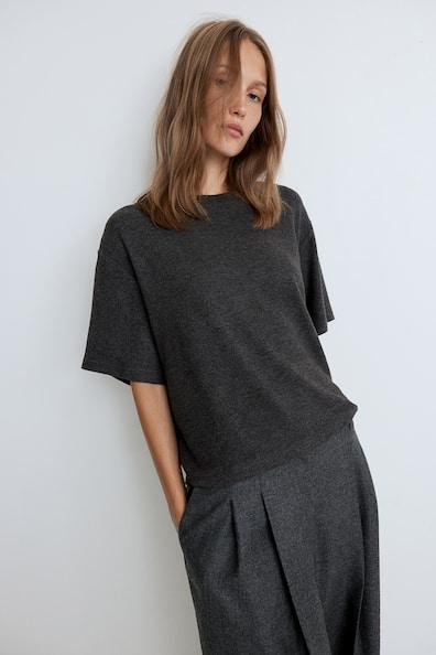 Fine-Knit T-Shirt Product Image