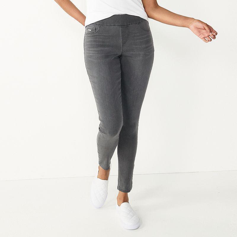 Womens Nine West Mid Rise Pull-On Jeggings Product Image