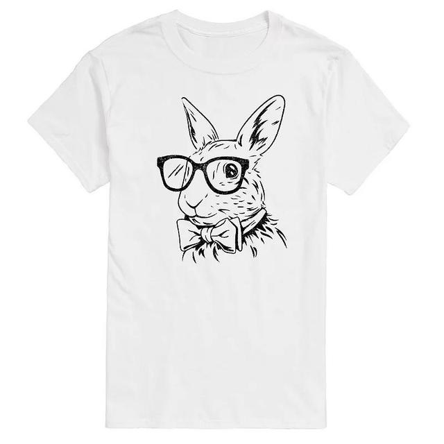 Mens Bunny Bow Tie Graphic Tee Product Image