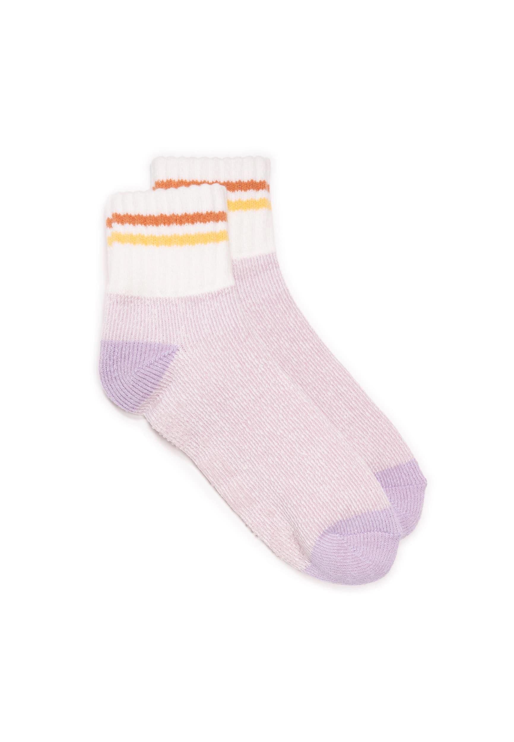 MUK LUKS Womens Rib Cuff Lounge Sock Product Image